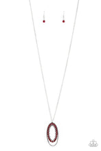 Load image into Gallery viewer, Money Mood - Red - Paparazzi Necklace