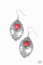 Load image into Gallery viewer, Mountain Montage - Red - Paparazzi Earrings