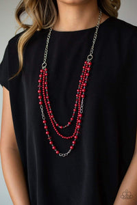 New York City Chic - Red Necklace