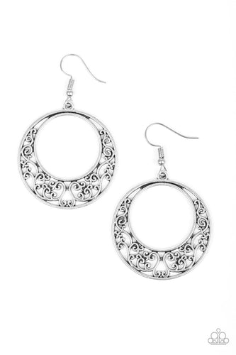 Newport Nautical - Silver- Paparazzi Earrings