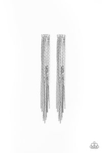 Night At The Oscars - Silver Earrings
