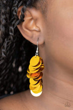 Load image into Gallery viewer, Now You SEQUIN It - Gold - Paparazzi Earrings