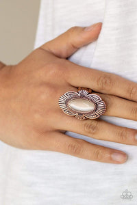 Oceanside Oracle - Copper - Paparazzi Ring