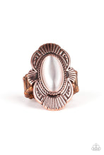 Load image into Gallery viewer, Oceanside Oracle - Copper - Paparazzi Ring