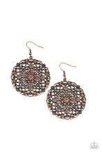 Load image into Gallery viewer, Oh MANDALA! - Copper - Paparazzi Earrings