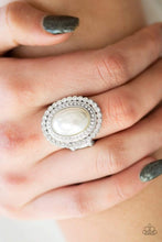 Load image into Gallery viewer, Opulently Olympian - White - Paparazzi Ring