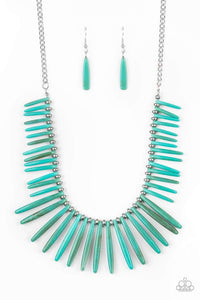 Out of My Element - Blue - Paparazzi Necklace