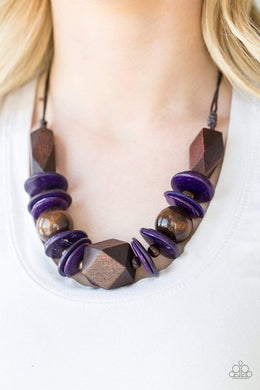 Pacific Paradise - Purple - Paparazzi Necklace