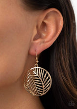 Load image into Gallery viewer, Palm Perfection - Gold - Paparazzi Earrings