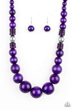 Load image into Gallery viewer, Panama Panorama - Purple Necklace