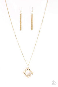 Pandoras Box Necklace - Gold Necklace