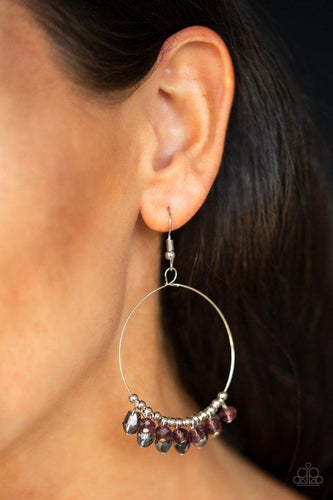 Paparazzi Crystal Collaboration - Purple - Paparazzi Earrings