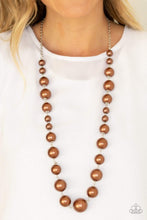 Load image into Gallery viewer, Pearl Prodigy - Brown - Paparazzi Necklace