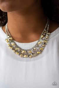 Pebble Pioneer - Yellow Necklace