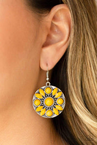 Petal Paradise - Yellow Earrings