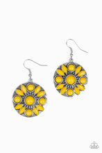 Load image into Gallery viewer, Petal Paradise - Yellow Earrings