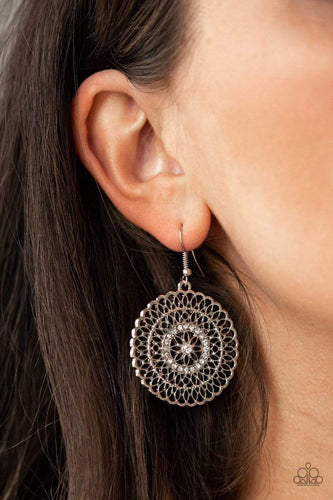 PINWHEEL and Deal - Black Earrings