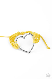 Playing With My HEARTSTRINGS - Yellow Jewelry