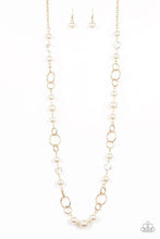 Load image into Gallery viewer, Prized Pearls - Gold - Paparazzi Necklace
