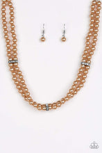 Load image into Gallery viewer, Put On Your Party Dress - Brown - Paparazzi Necklace