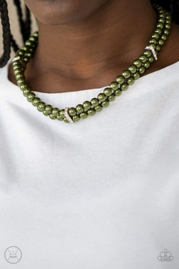 Put On Your Party Dress - Green - Paparazzi Jewelry