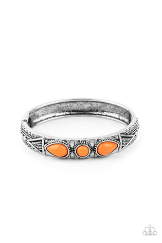Radiant Ruins - Orange - Paparazzi Bracelet