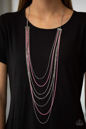 Radical Rainbows - Pink - Paparazzi Necklace