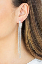 Load image into Gallery viewer, Radio Waves - White - Paparazzi Earrings