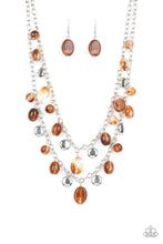 Load image into Gallery viewer, Rainbow Shine - Brown Necklace