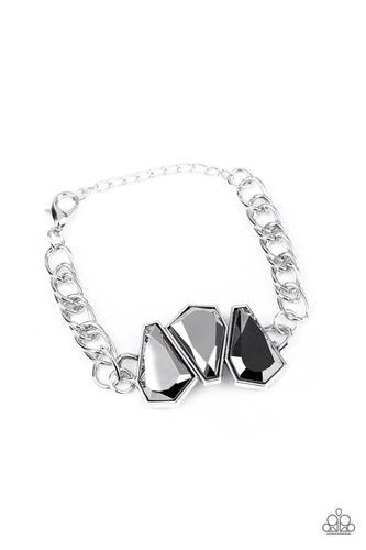 Raw Radiance - Silver - Paparazzi Bracelet
