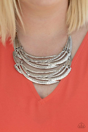 Read Between the VINES - Silver - Paparazzi Necklace