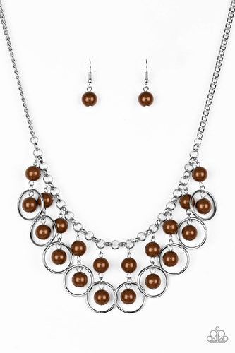 Really Rococo - Brown Necklace