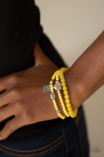 Really Romantic - Yellow Bracelet