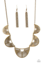 Load image into Gallery viewer, Record-Breaking Radiance - Brass - Paparazzi Jewelry