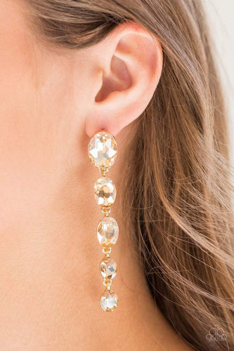 Red Carpet Radiance - Gold - Paparazzi Earrings