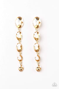 Red Carpet Radiance - Gold - Paparazzi Earrings