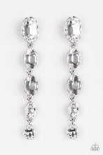 Load image into Gallery viewer, Red Carpet Radiance - White - Paparazzi Earrings
