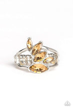 Load image into Gallery viewer, Rhinestone Stunner - Brown Ring