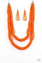 Load image into Gallery viewer, Right As RAINFOREST - Orange Necklace