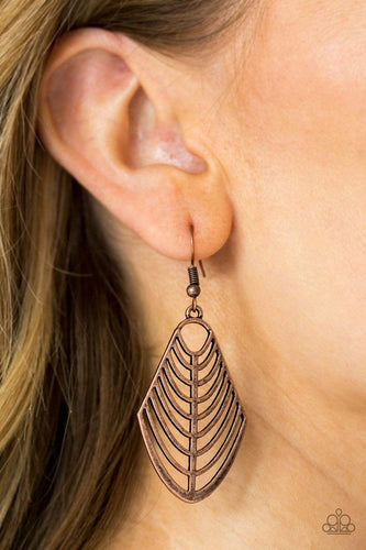 Right On TRACKER - Copper Earrings