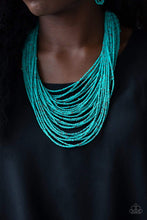 Load image into Gallery viewer, Rio Rainforest - Blue Necklace