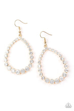 Load image into Gallery viewer, Rise and Sparkle! - Gold - Paparazzi Earrings