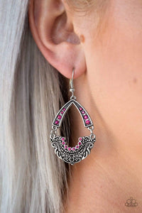 Royal Engagement - Pink Earrings