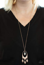 Load image into Gallery viewer, Royal Iridescence - Rose Gold Necklace