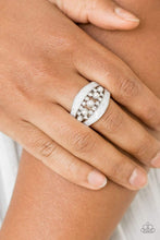 Load image into Gallery viewer, Royal Treasury - White - Paparazzi ring