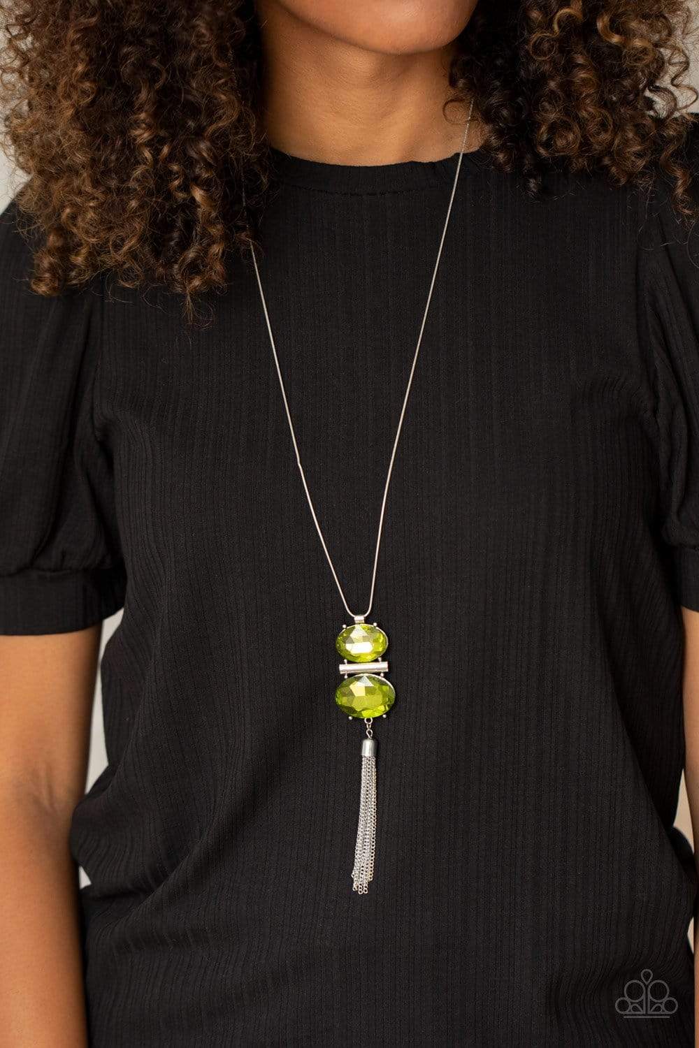 Runway Rival - Green - Paparazzi Necklace