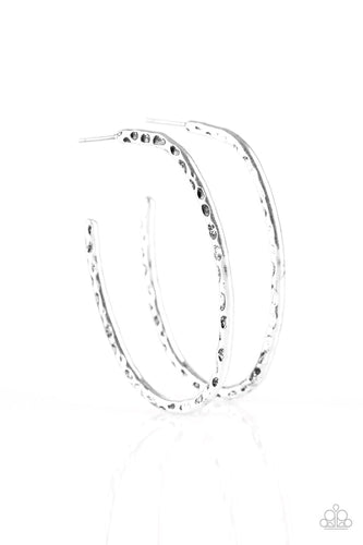 Rural Rambler - Silver - Paparazzi Earrings