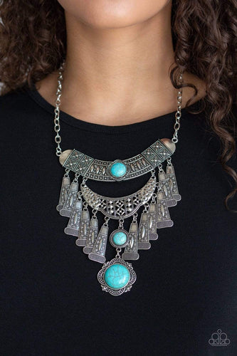 Sahara Royal - Blue - Paparazzi Necklace