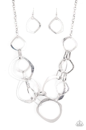 Salvage Yard - Silver - Paparazzi Necklace