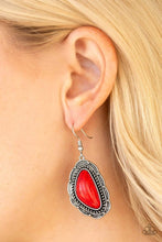 Load image into Gallery viewer, Santa Fe Soul - Red Earrings